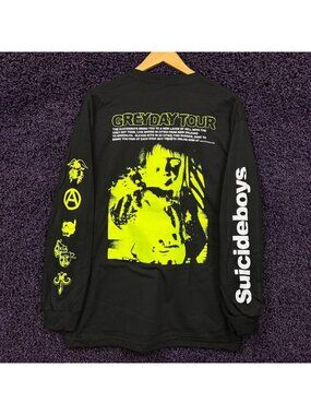 G59 Records x The Suicideboys Greyday Tour LS Shirt Size Large
